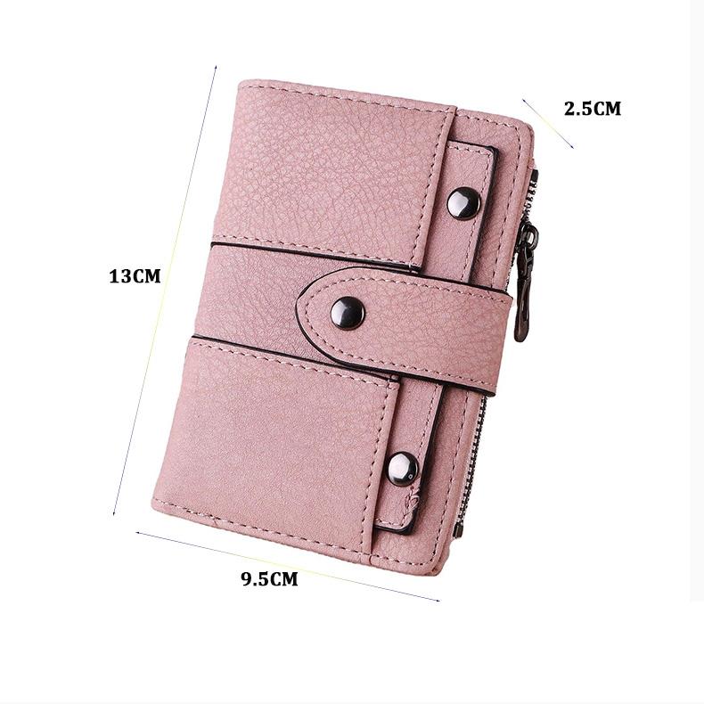 Ví Nữ Mini Ngắn Cầm Tay Cao Cấp Sang Trọng Phong Cách Hàn Quốc TVNN331