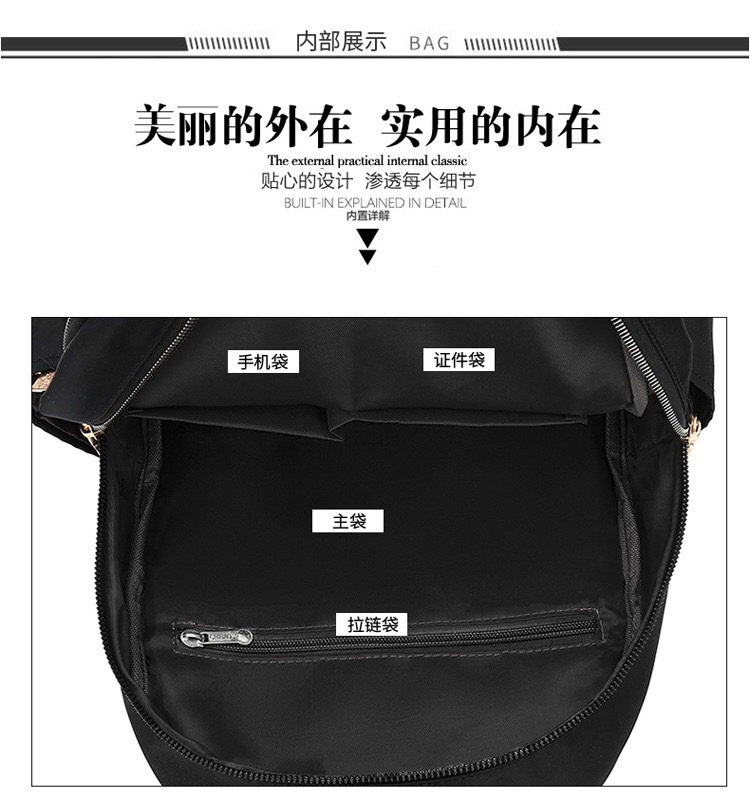 Balo Nữ Thời Trang Vải Oxford Cao Cấp Phong Cách Hàn Quốc TVNN340