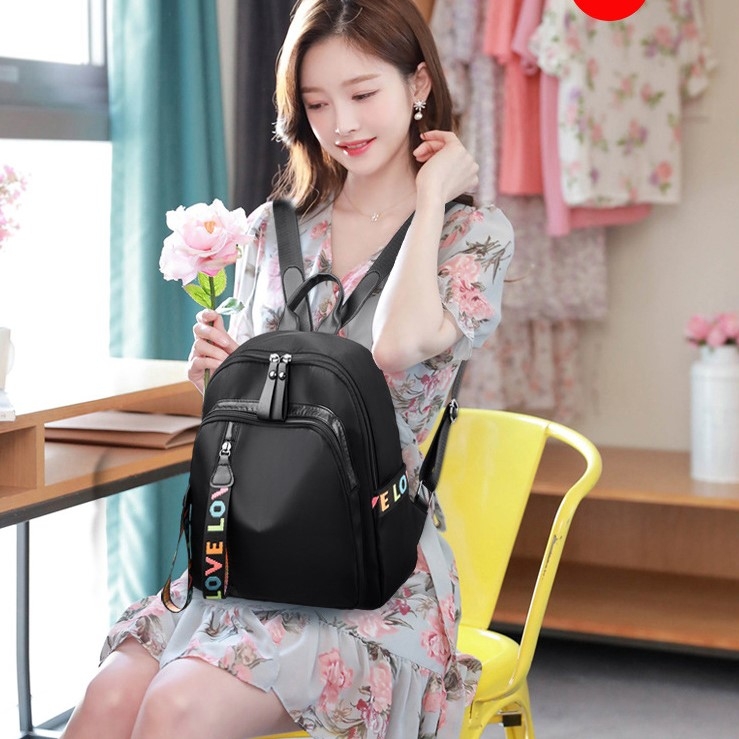 Balo Nữ Thời Trang Vải Oxford Cao Cấp Phong Cách Hàn Quốc TVNN343