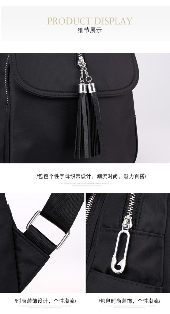 Balo Nữ Thời Trang Vải Oxford Cao Cấp Phong Cách Hàn Quốc TVNN346