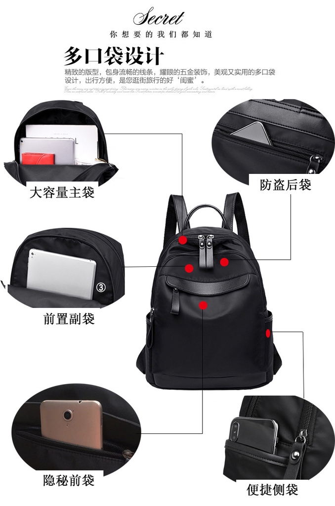 Balo Nữ Thời Trang Vải Oxford Cao Cấp Phong Cách Hàn Quốc TVNN352