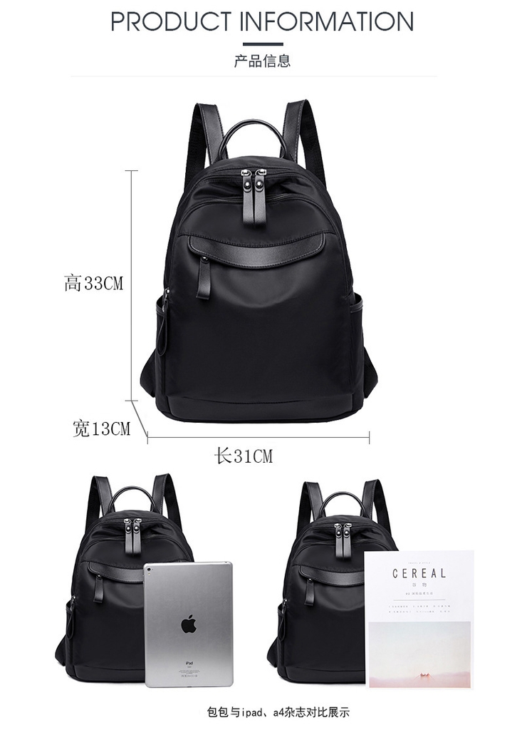 Balo Nữ Thời Trang Vải Oxford Cao Cấp Phong Cách Hàn Quốc TVNN352