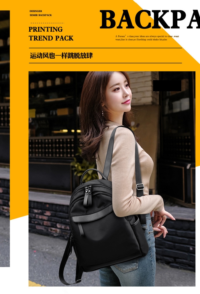 Balo Nữ Thời Trang Vải Oxford Cao Cấp Phong Cách Hàn Quốc TVNN352