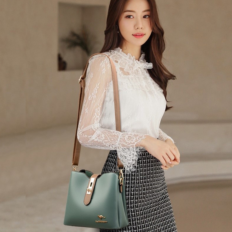 Túi Xách Nữ Đeo Vai Cao Cấp Phong Cách Hiện Đại Âu Mỹ TVNN371