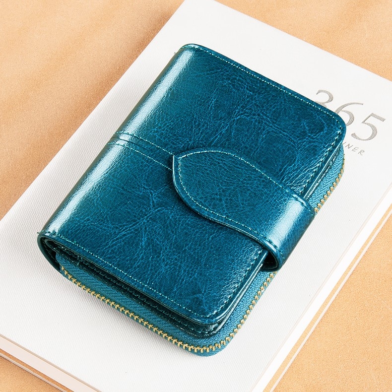 Ví Nữ Mini Da Bò Cao Cấp Chống Đánh Cắp Thông Tin Thẻ TVNN372