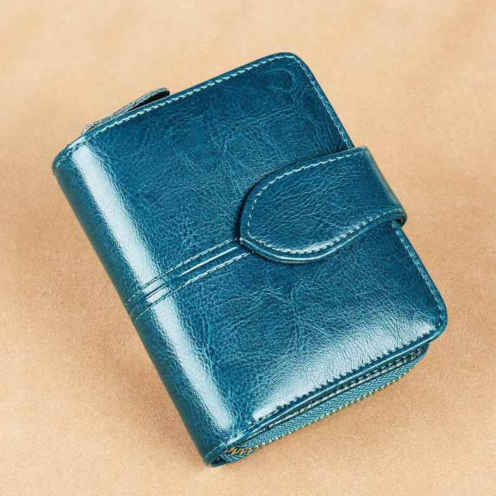 Ví Nữ Mini Da Bò Cao Cấp Chống Đánh Cắp Thông Tin Thẻ TVNN372