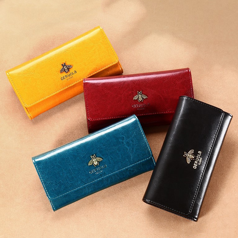 Ví Nữ Dài Da Bò Cao Cấp Chống Đánh Cắp Thông Tin Thẻ TVNN373