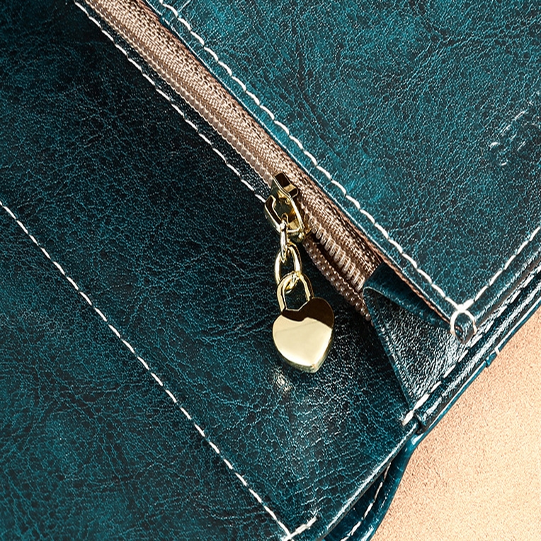 Ví Nữ Mini Da Bò Cao Cấp Chống Đánh Cắp Thông Tin Thẻ TVNN375