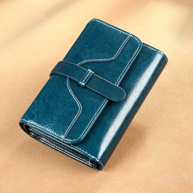 Ví Nữ Mini Da Bò Cao Cấp Chống Đánh Cắp Thông Tin Thẻ TVNN375