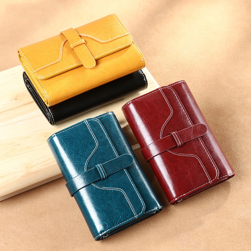 Ví Nữ Mini Da Bò Cao Cấp Chống Đánh Cắp Thông Tin Thẻ TVNN375