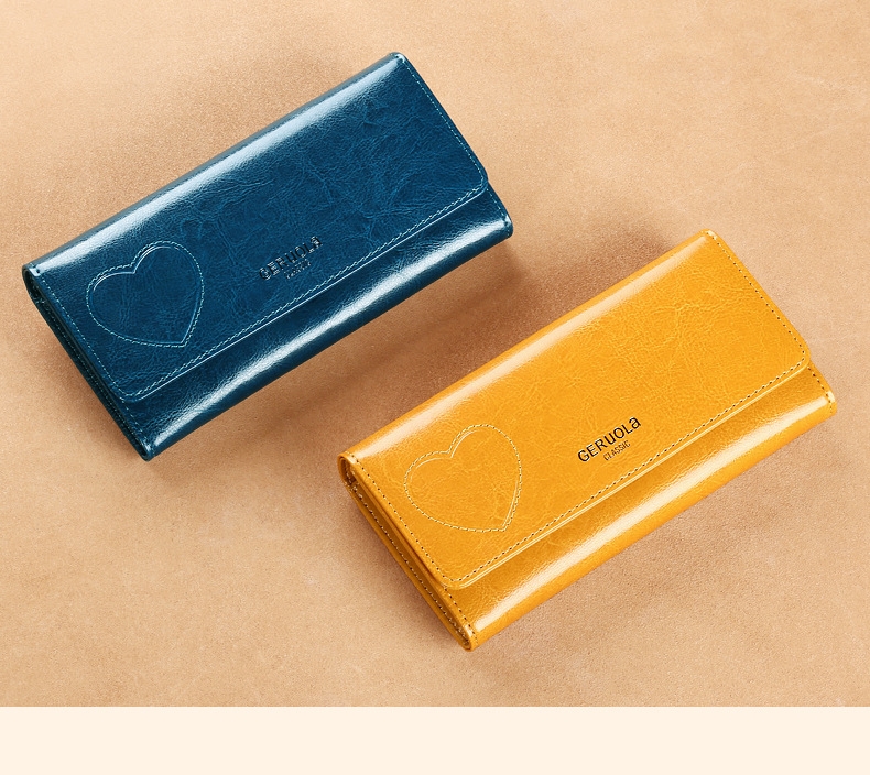 Ví Nữ Dài Da Bò Cao Cấp Chống Đánh Cắp Thông Tin Thẻ TVNN376