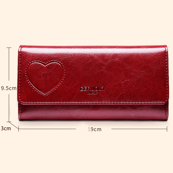 Ví Nữ Dài Da Bò Cao Cấp Chống Đánh Cắp Thông Tin Thẻ TVNN376