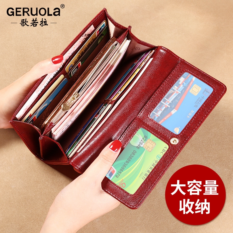 Ví Nữ Dài Da Bò Cao Cấp Chống Đánh Cắp Thông Tin Thẻ TVNN376