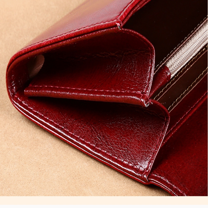 Ví Nữ Dài Da Bò Cao Cấp Chống Đánh Cắp Thông Tin Thẻ TVNN376