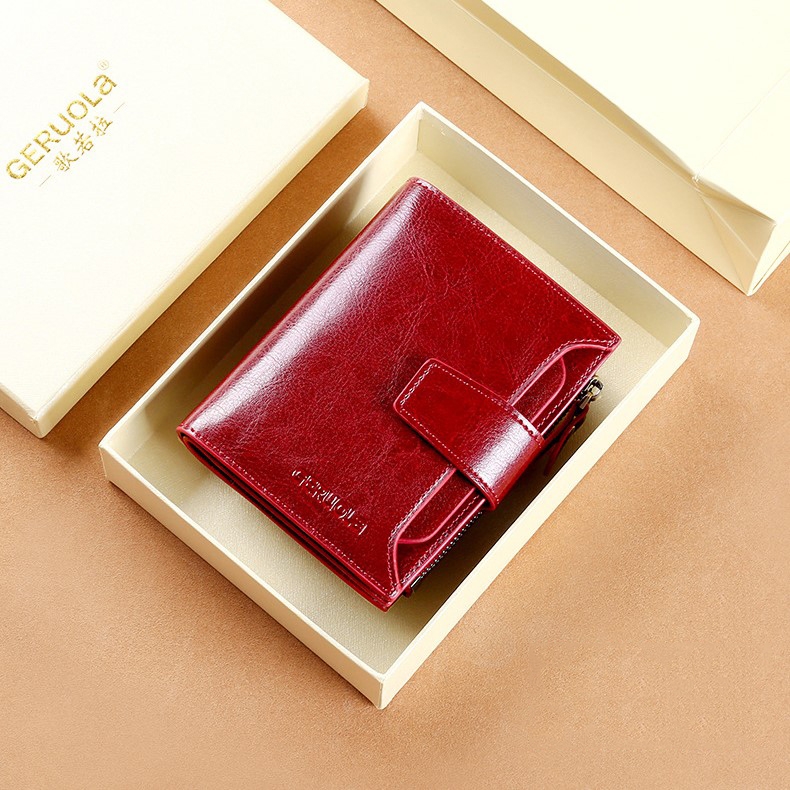 Ví Nữ Mini Da Bò Cao Cấp Chống Đánh Cắp Thông Tin Thẻ TVNN377