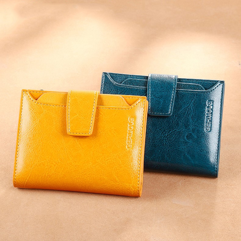 Ví Nữ Mini Da Bò Cao Cấp Chống Đánh Cắp Thông Tin Thẻ TVNN377