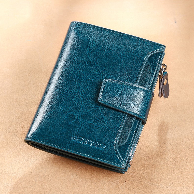 Ví Nữ Mini Da Bò Cao Cấp Chống Đánh Cắp Thông Tin Thẻ TVNN377