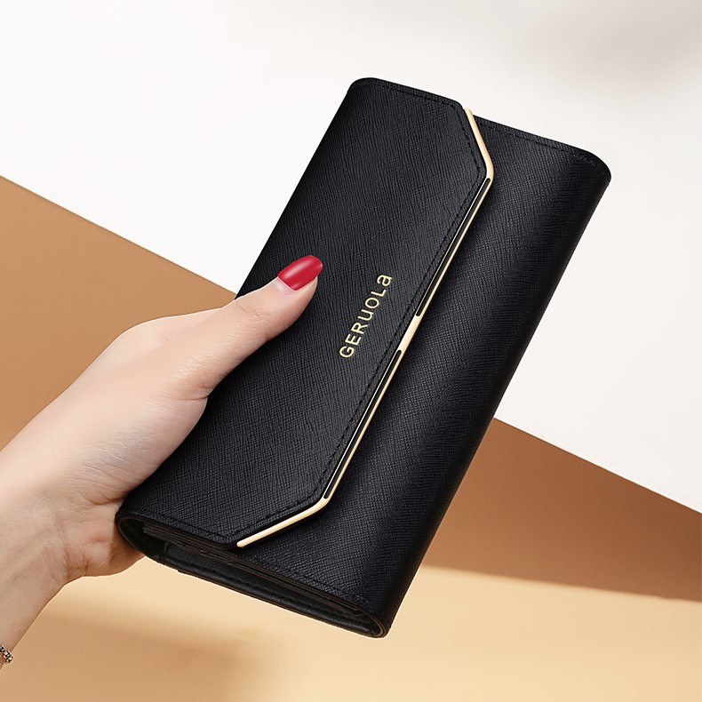 Ví Nữ Dài Da Bò Cao Cấp Chống Đánh Cắp Thông Tin Thẻ TVNN378