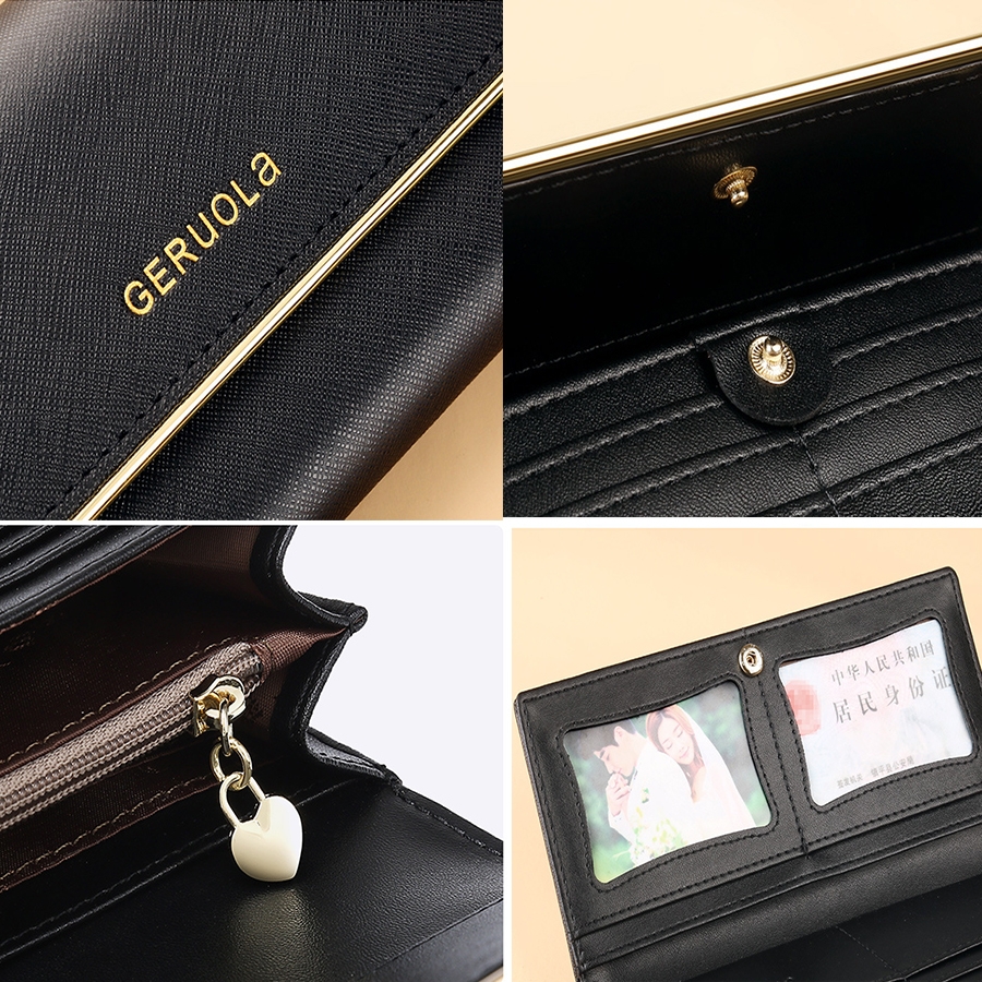 Ví Nữ Dài Da Bò Cao Cấp Chống Đánh Cắp Thông Tin Thẻ TVNN379