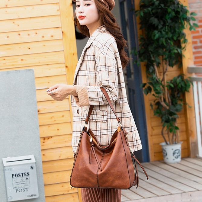 Túi Xách Nữ Đeo Vai Cao Cấp Phong Cách Cổ Điển Âu Mỹ TVNN382