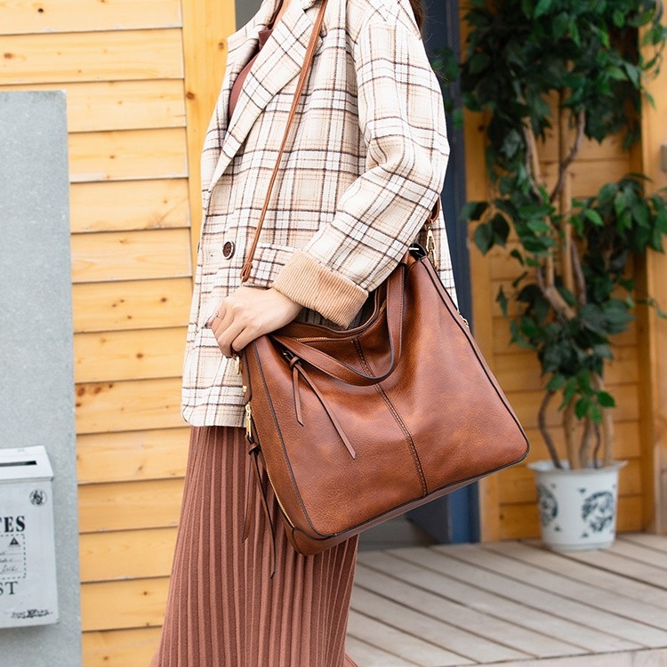 Túi Xách Nữ Đeo Vai Cao Cấp Phong Cách Cổ Điển Âu Mỹ TVNN382