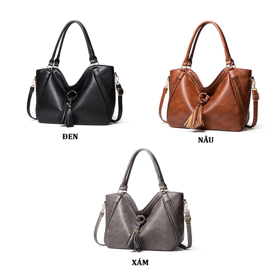 Túi Xách Nữ Đeo Vai Cao Cấp Phong Cách Cổ Điển Âu Mỹ TVNN383