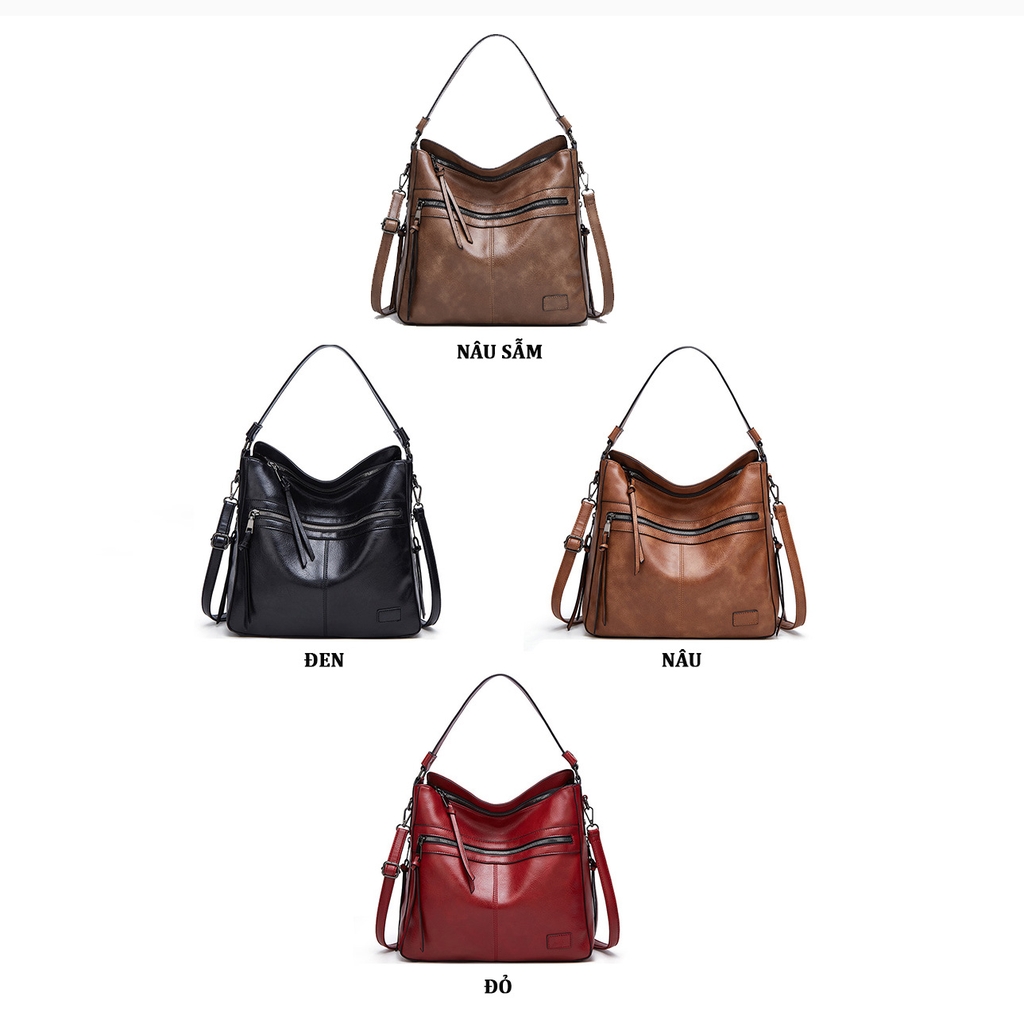 Túi Xách Nữ Đeo Vai Cao Cấp Phong Cách Cổ Điển Âu Mỹ TVNN384