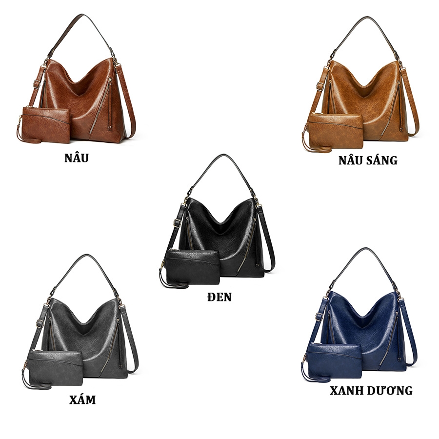 Túi Xách Nữ Đeo Vai Cao Cấp Phong Cách Cổ Điển Âu Mỹ TVNN385