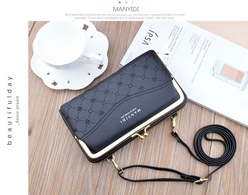 Ví Cầm Tay Nữ Dài Đeo Chéo Cao Cấp Sang Trọng Phong Cách Hàn Quốc TVNN396