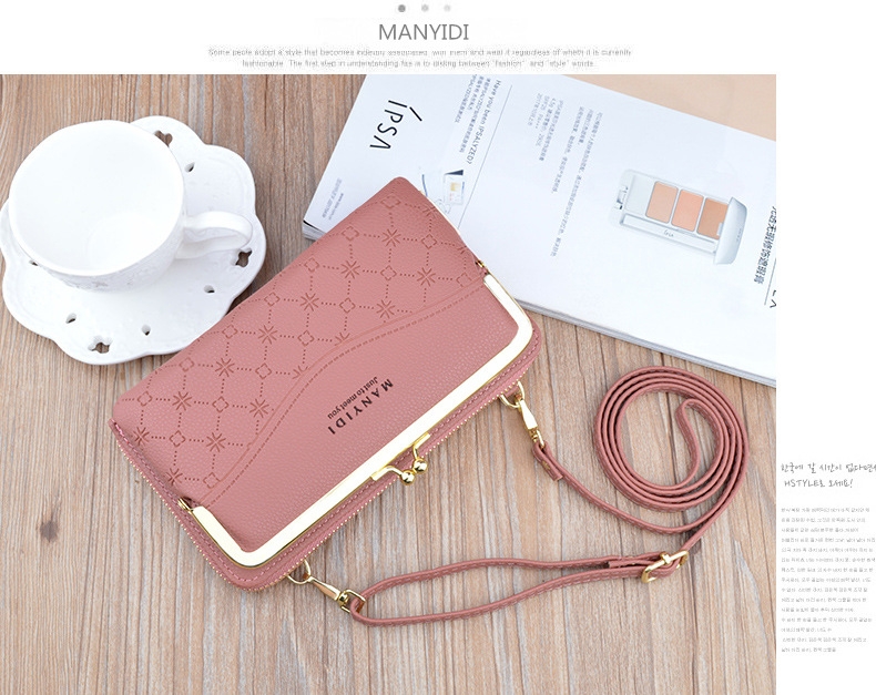 Ví Cầm Tay Nữ Dài Đeo Chéo Cao Cấp Sang Trọng Phong Cách Hàn Quốc TVNN396