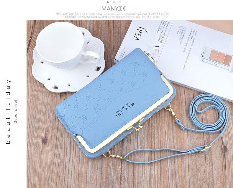 Ví Cầm Tay Nữ Dài Đeo Chéo Cao Cấp Sang Trọng Phong Cách Hàn Quốc TVNN396