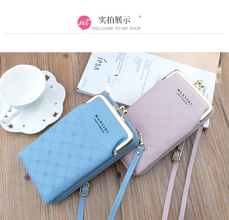 Ví Cầm Tay Nữ Dài Đeo Chéo Cao Cấp Sang Trọng Phong Cách Hàn Quốc TVNN397