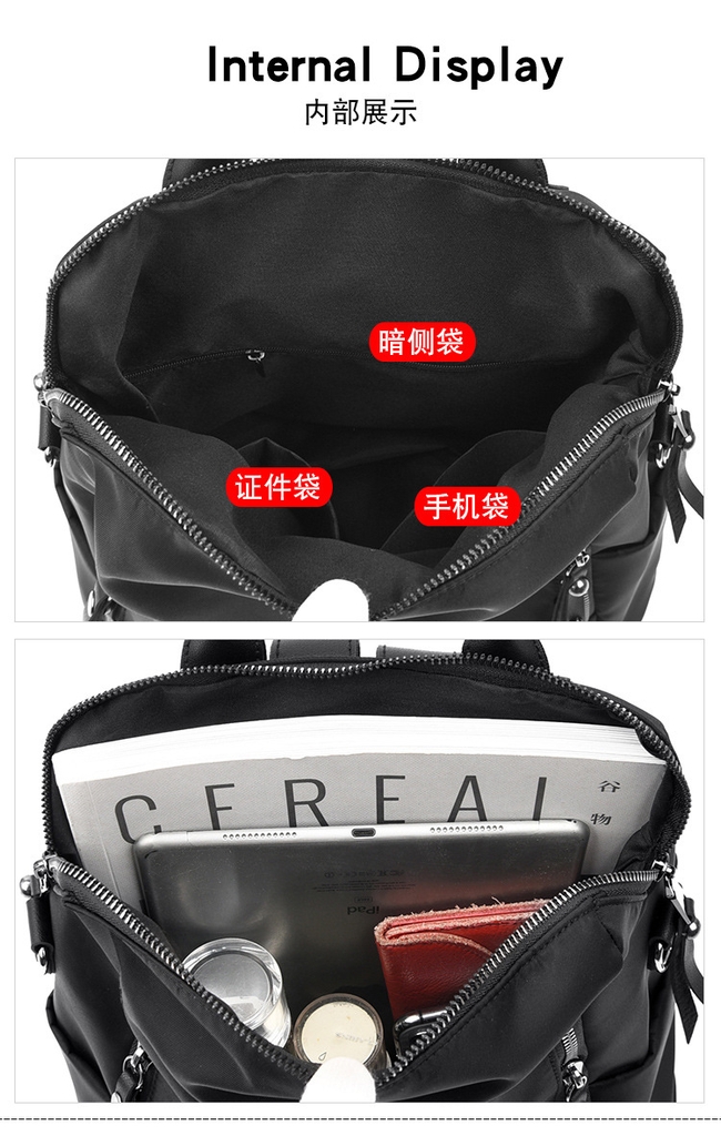 Balo Nữ Thời Trang Vải Oxford Cao Cấp Phong Cách Hàn Quốc TVNN401