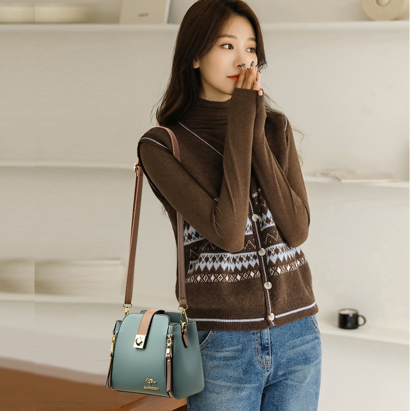 Túi Xách Nữ Đeo Vai Cao Cấp Phong Cách Hiện Đại Âu Mỹ TVNN411