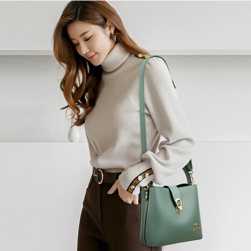 Túi Xách Nữ Đeo Vai Cao Cấp Phong Cách Hiện Đại Âu Mỹ TVNN412