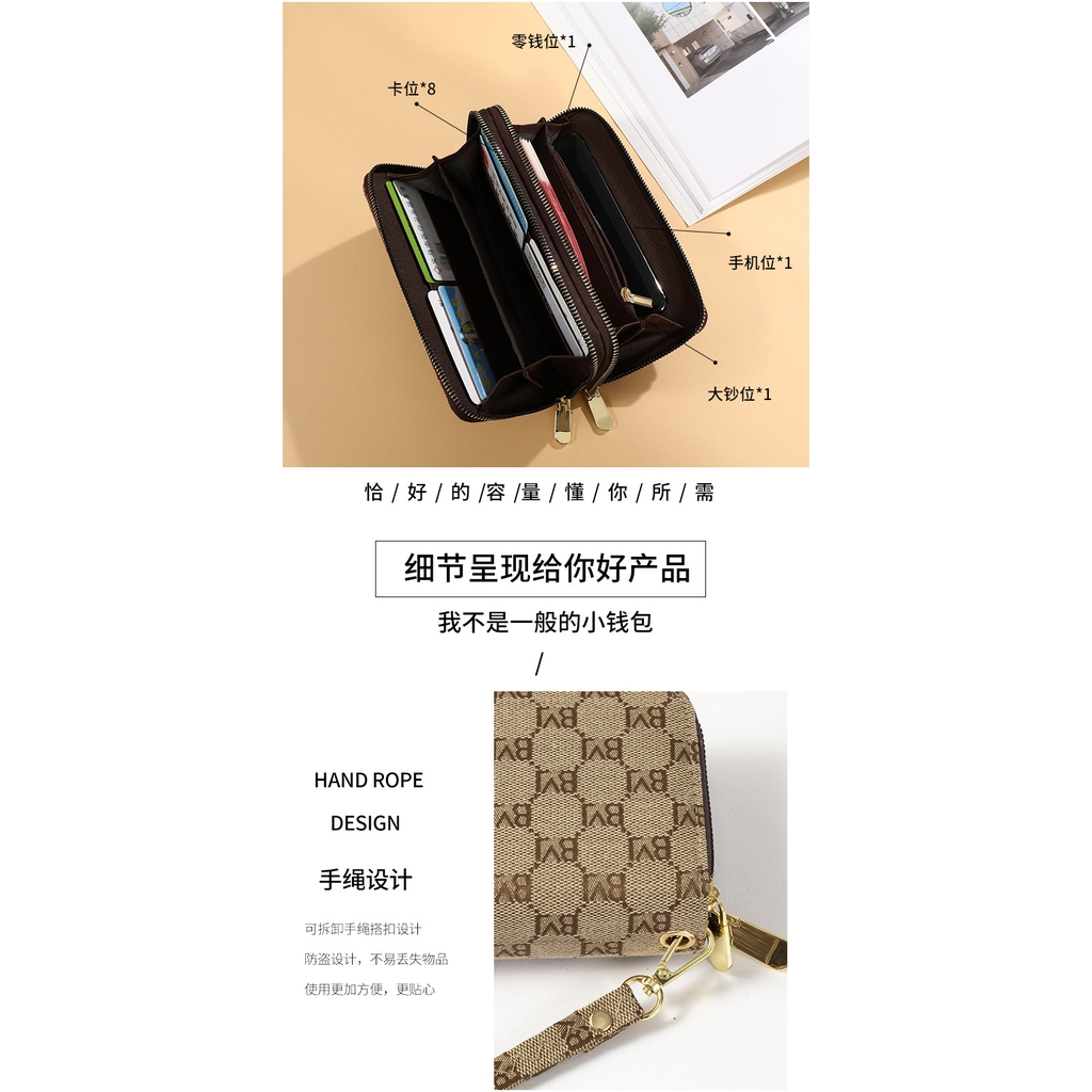 Ví Nữ Dài Cầm Tay Cao Cấp Sang Trọng Phong Cách Hàn Quốc TVNN440