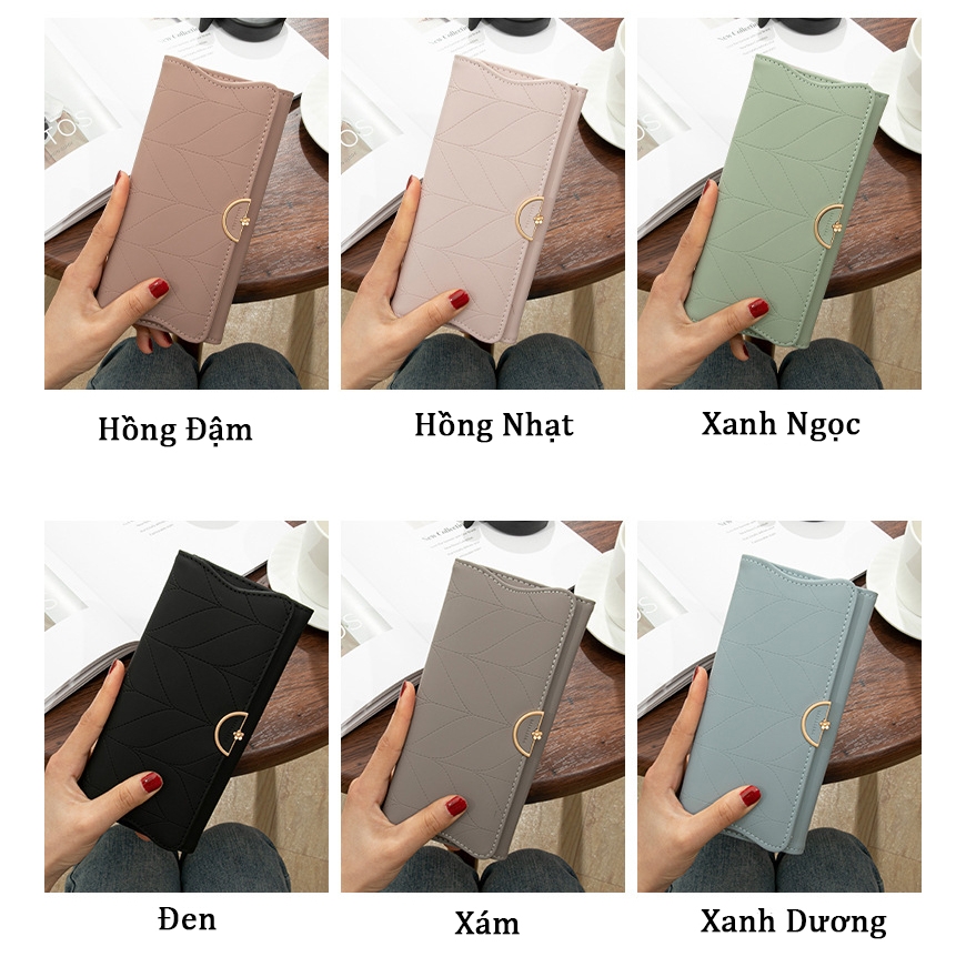 Ví Nữ Dài Cầm Tay Cao Cấp Sang Trọng Phong Cách Hàn Quốc TVNN441