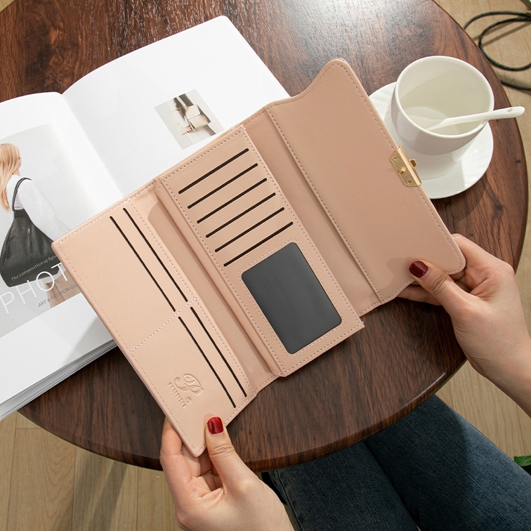 Ví Nữ Dài Cầm Tay Cao Cấp Sang Trọng Phong Cách Hàn Quốc TVNN441