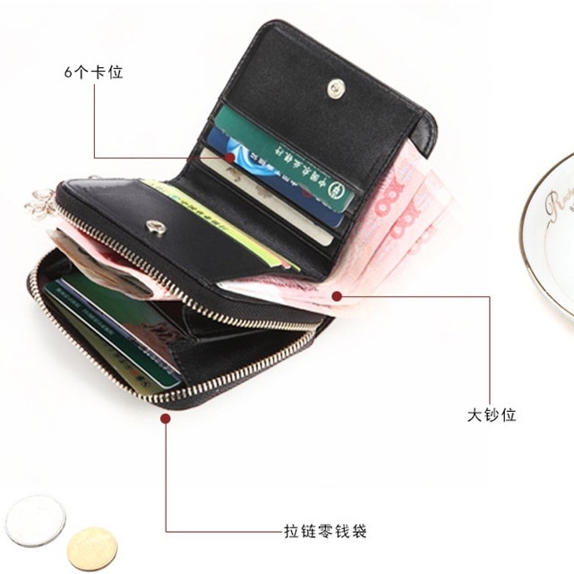 Ví Nữ Mini Ngắn Cầm Tay Cao Cấp Sang Trọng Phong Cách Hàn Quốc TVNN442