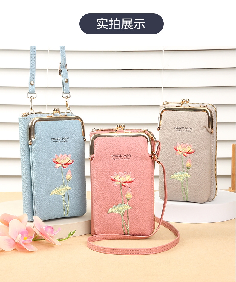 Ví Cầm Tay Nữ Dài Đeo Chéo Cao Cấp Sang Trọng Phong Cách Hàn Quốc TVNN448