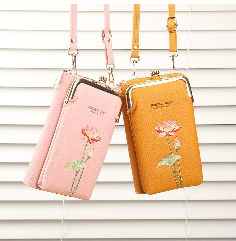 Ví Cầm Tay Nữ Dài Đeo Chéo Cao Cấp Sang Trọng Phong Cách Hàn Quốc TVNN448