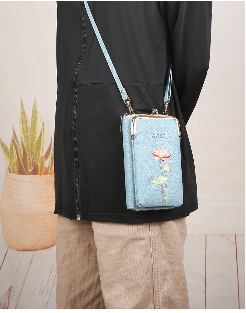 Ví Cầm Tay Nữ Dài Đeo Chéo Cao Cấp Sang Trọng Phong Cách Hàn Quốc TVNN448