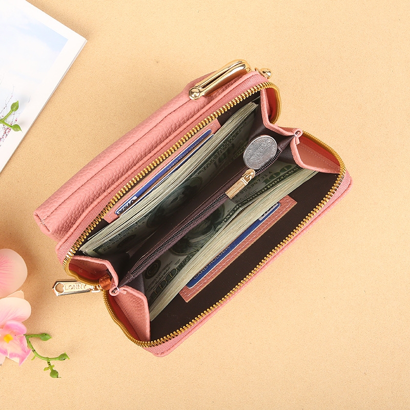 Ví Cầm Tay Nữ Dài Đeo Chéo Cao Cấp Sang Trọng Phong Cách Hàn Quốc TVNN448