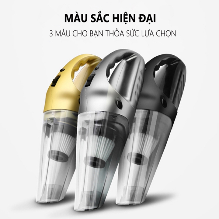 Máy hút bụi cầm tay không dây sạc usb 120W lực hút mạnh