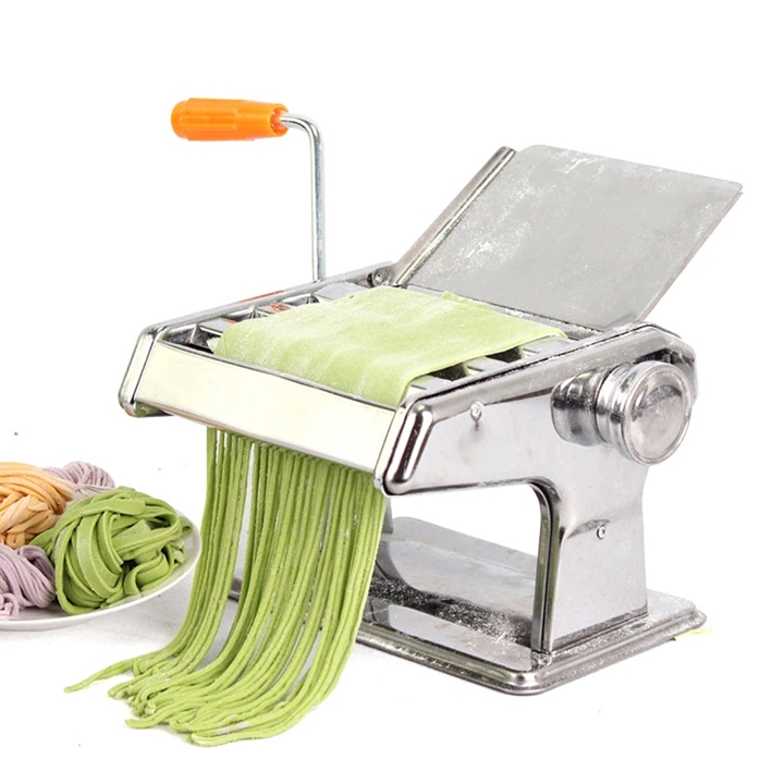 Máy làm mỳ sợi, máy cán bột 3 lưỡi dao làm mì tươi, vỏ bánh đa năng