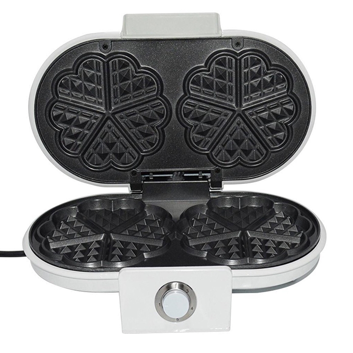 Máy làm bánh waffle đôi SOKANY 1200W điều chỉnh 50 - 250 độ, làm nóng nhanh