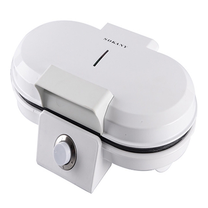 Máy làm bánh waffle đôi SOKANY 1200W điều chỉnh 50 - 250 độ, làm nóng nhanh