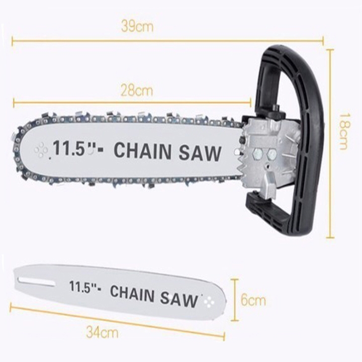 Bộ chuyển đổi máy mài góc thành máy cưa xích cầm tay đa năng