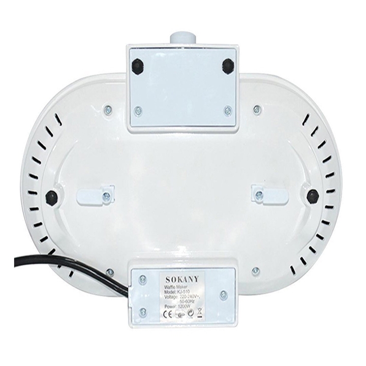 Máy làm bánh waffle đôi SOKANY 1200W điều chỉnh 50 - 250 độ, làm nóng nhanh
