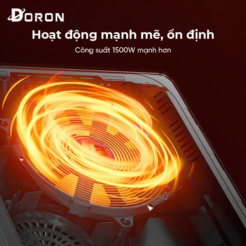 Bếp điện đơn DORON 5109 1500W chống nhiệt, an toàn cho mọi gia đình